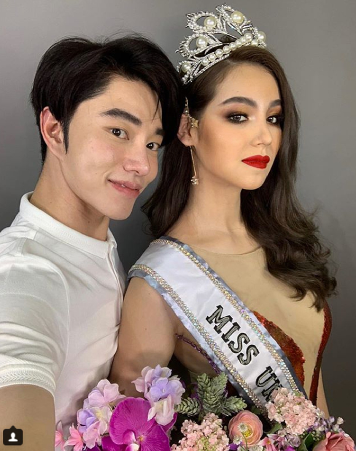 น้องฉัตร แปลงแต่งหน้า ดารัณ TheFace แบบ แคทรีโอน่า เกรย์ มิสยูนิเวิร์ส 2018