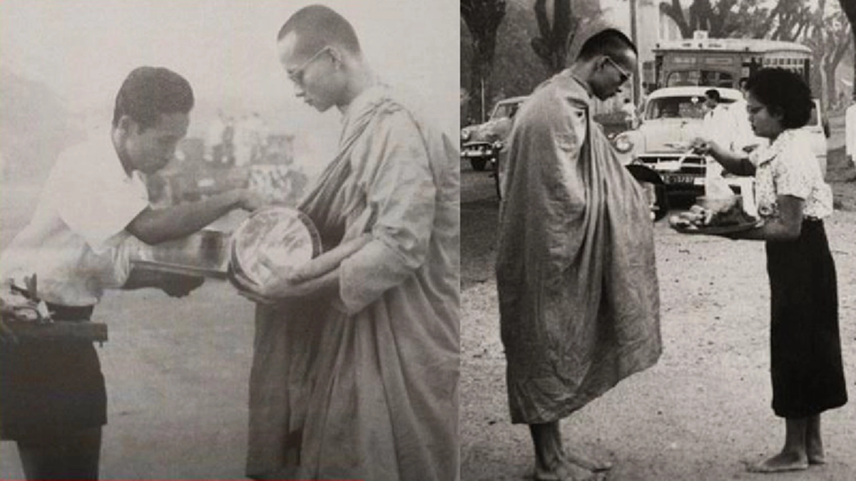 เจอตัวแล้ว..บุคคลในภาพประวัติศาสตร์ คุณยายสุมน ผู้มีโอกาสได้ใส่บาตรพระ "ภูมิพโลภิกขุ"เผยนาทีตราตรึงใจที่ต้องจารึกไว้ชั่วชีวิต.