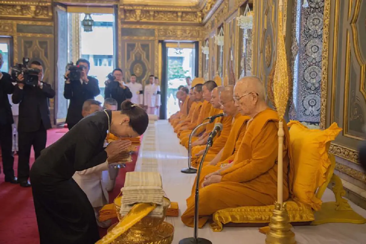 สืบสานพุทธศาสนา ตามทางพระราชบิดา พระองค์เจ้าพัชรกิติยาภาเสด็จแทนพระองค์บำเพ็ญพระราชกุศลอุทิศถวายในหลวงร.๗ สมเด็จพระสังฆราช นำสวดพระพุทธมนต์