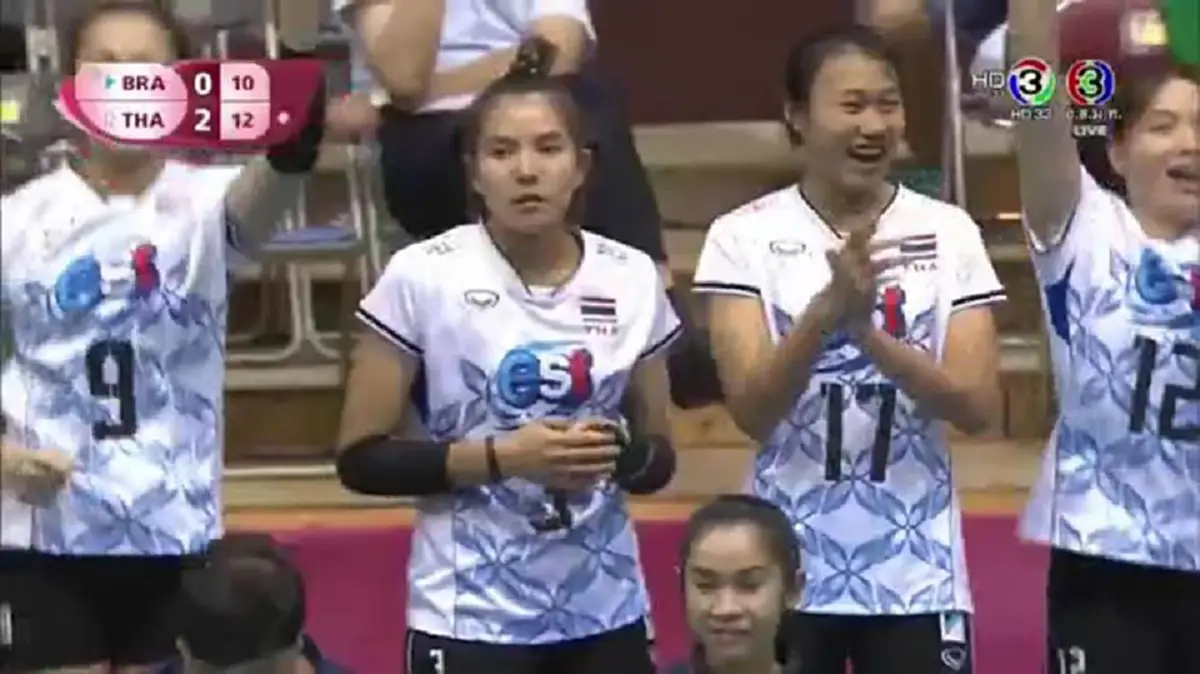 กรี๊ดสุดเสียง!!! ตบสาวไทยสร้างประวัติศาสตร์ชนะบราซิลเป็นครั้งแรก