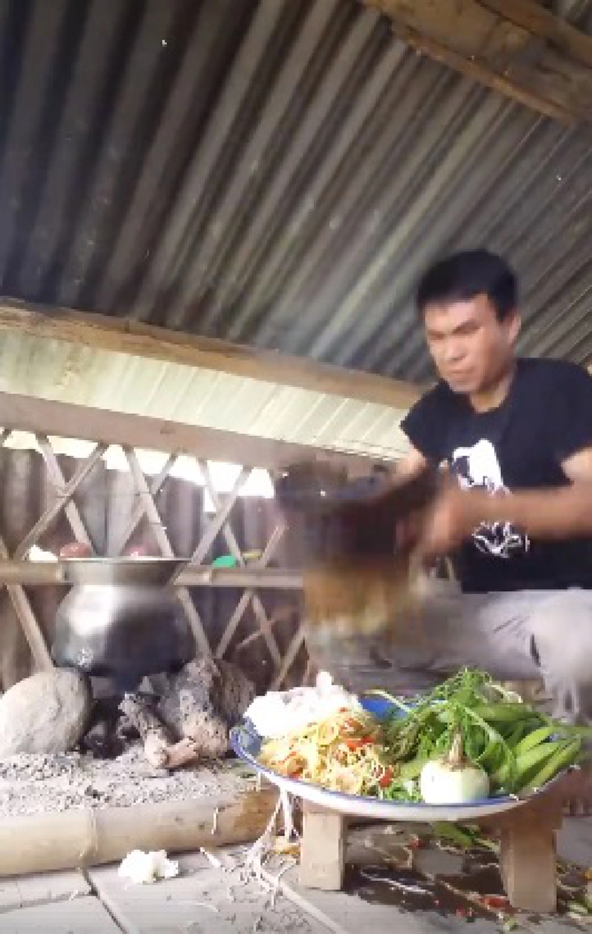 อวสานอาหารเที่ยง !! หนุ่มนั่งนึ่งข้าวเหนียว หวังทานกับ ส้มต้มรสเด็ด ! แต่ผิดคาดเมื่อซึ้งนึ่งข้าวกับไม่เป็นใจ !!?(ชมคลิป)