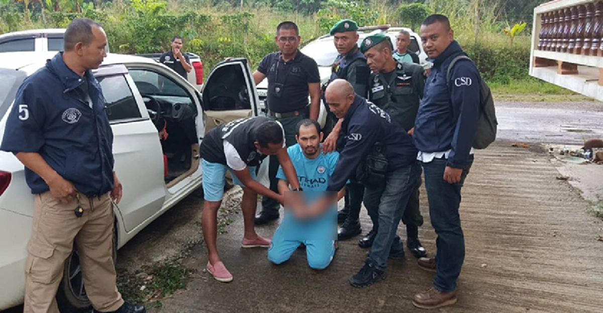 วินาทีรวบ "ศักดิ์ ผาสุก" หัวหน้าแก๊งนักมวย จ่อยิงอริดับผับกลางเมืองระนอง!