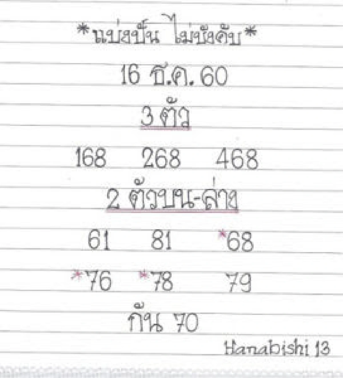#ด่วน! แห่จดมือระวิง!! เลขเด็ด "จ้าวพายุ" งวดที่แล้วโครตแม่น เลขท้าย 2 ตัวเข้าเต็มๆ คอหวยห้ามพลาด กว้านซื้อแทบเกลี้ยงแผง !!