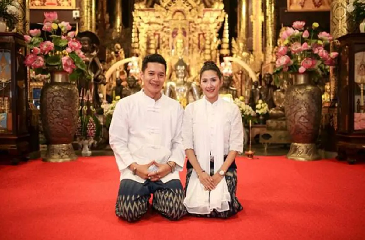 **สมกับที่รอคอย !!! ส่องบรรยากาศงานแต่งสไตล์ล้านนา "เอิร์ธ - แอ้ม" คู่รักนักแสดงที่ครองครักกันมากว่า 17 ปี ! (ภาพ)