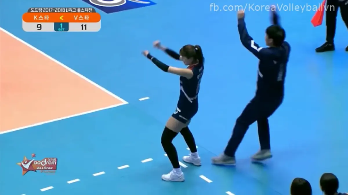 อี ดายอง นางฟ้ามือเซ็ต นักตบเกาหลีใต้ สวยน่ารัก สายแดนซ์ เต้นทีทำเอาใจละลาย