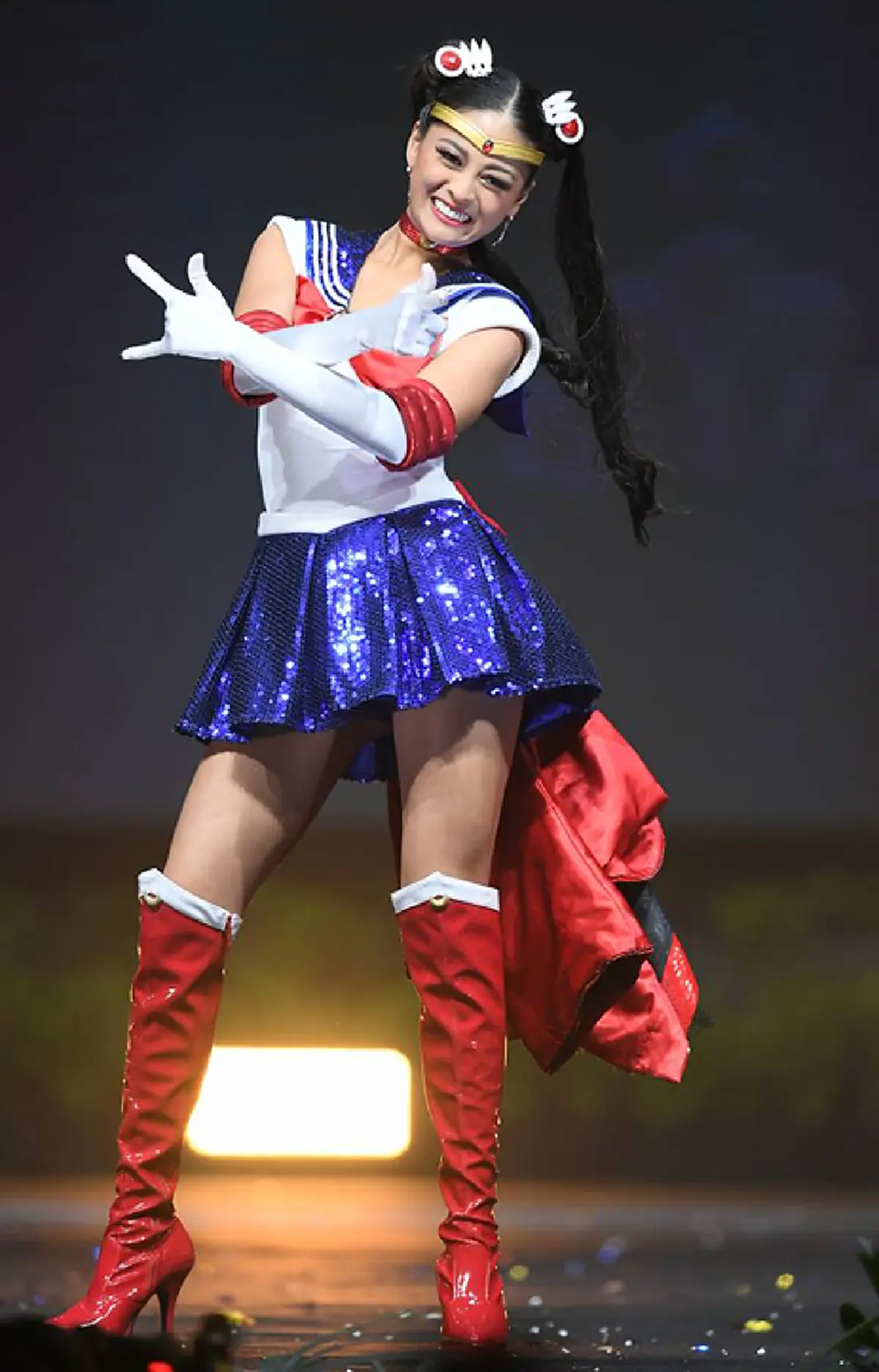 ชุดประจำชาติประกวดมิสยูนิเวิร์ส 2018  "นิ้ง โศภิดา" สวมชุดช้างเรียกเสียงเชียร์และคะแนนจากกรรมการ(ภาพ)