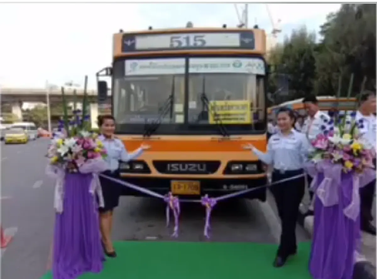 ขนส่งฯไฟเขียวรถเมล์ปอ.515 วิ่งบนทางด่วนได้