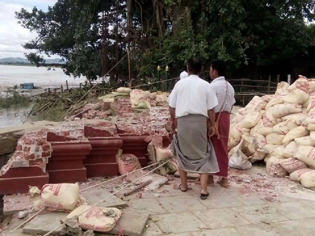 น้ำท่วมพม่า!! ทำชาวเมียนมาต่างพากันอพยพออกนอกพื้นที่นับแสน