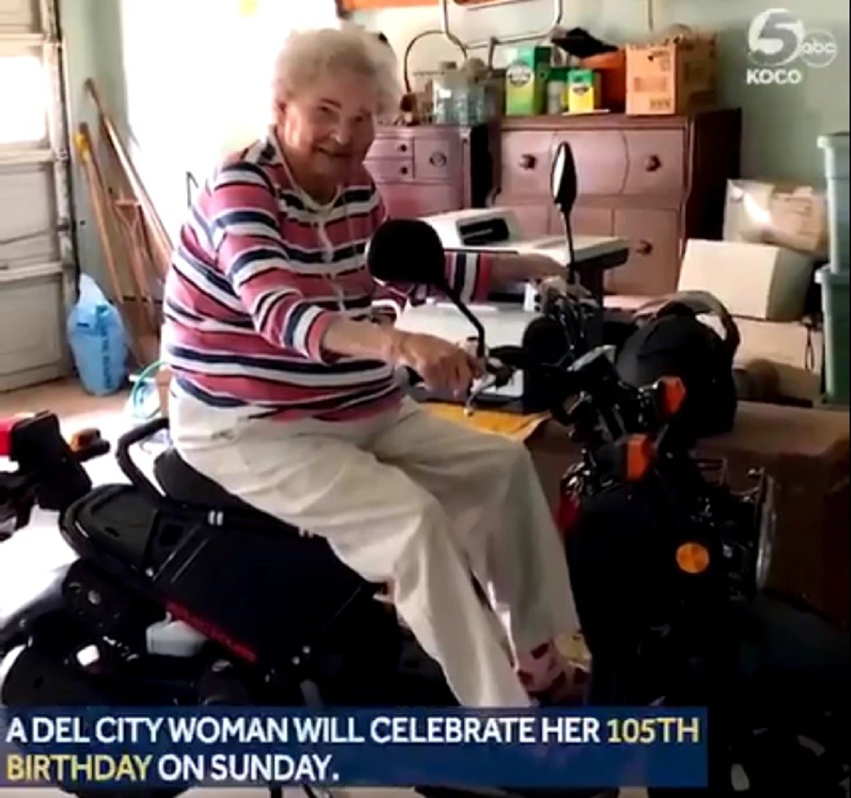 คุณยาย Lois Wooten ผู้มีอายุครบรอบ 105 ปี