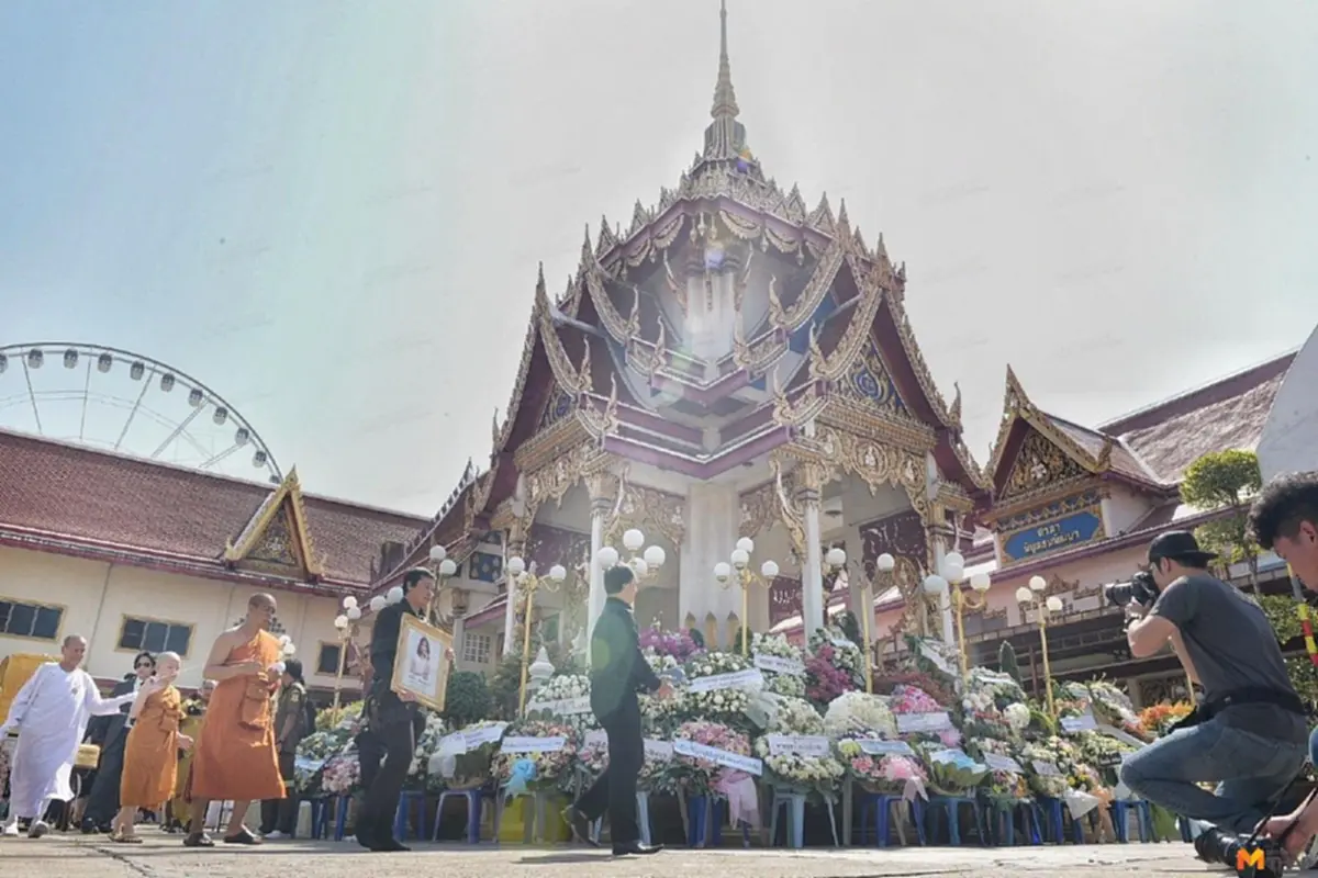 อาลัยรักครั้งสุดท้าย!! บรรยากาศโศกเศร้า แม่ "น้องอิน" ณัฐนิชา บอกเชื่อน้องอินไปเกิดเป็นนางฟ้า อย่าห่วงแม่ ให้น้องไปในทางสว่างข้างหน้า (คลิป)