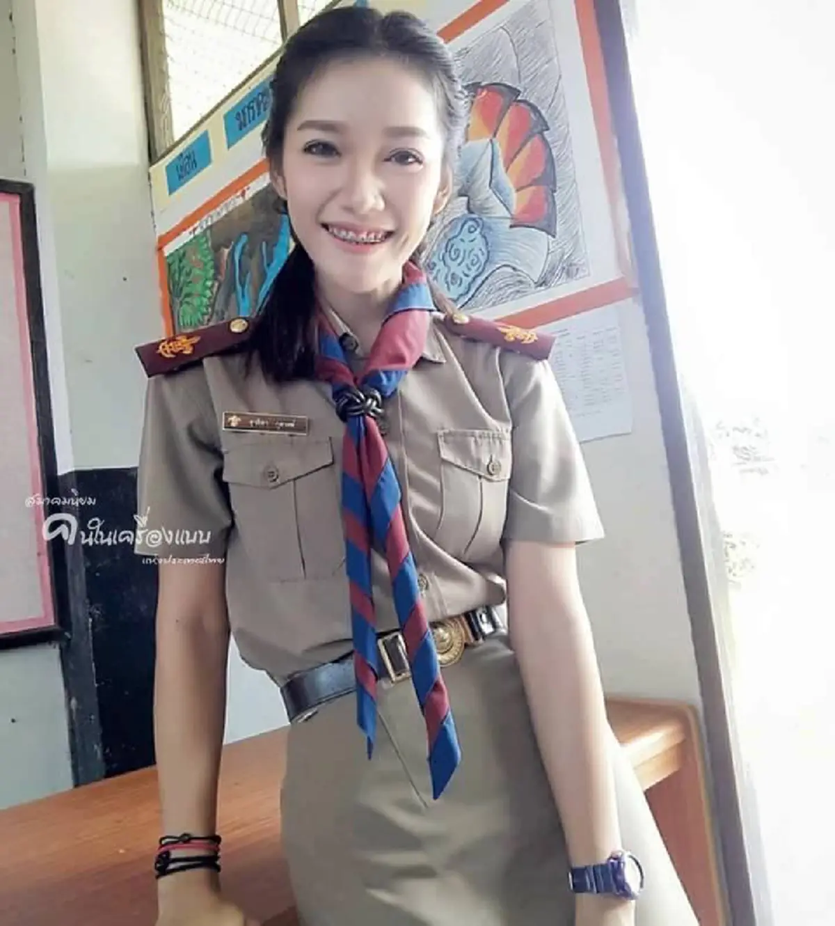 โอ้โห !?!?  รวมภาพ “นางฟ้าครูไทย” บอกเลย หนุ่มๆถึงกับถามทำไมตอนเรียนไม่มีแบบนี้ (ชมภาพชุด)