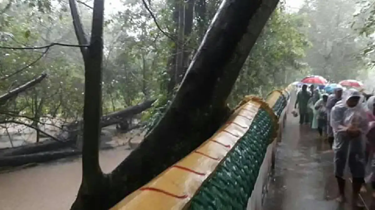 ปิดวัดป่าคำชะโนด!! แจ้งปิดวัดป่าคำชะโนด เนื่องจากปริมาณน้ำสูงขึ้นต่อเนื่อง ทำคอหวยซึม รอเก้อ