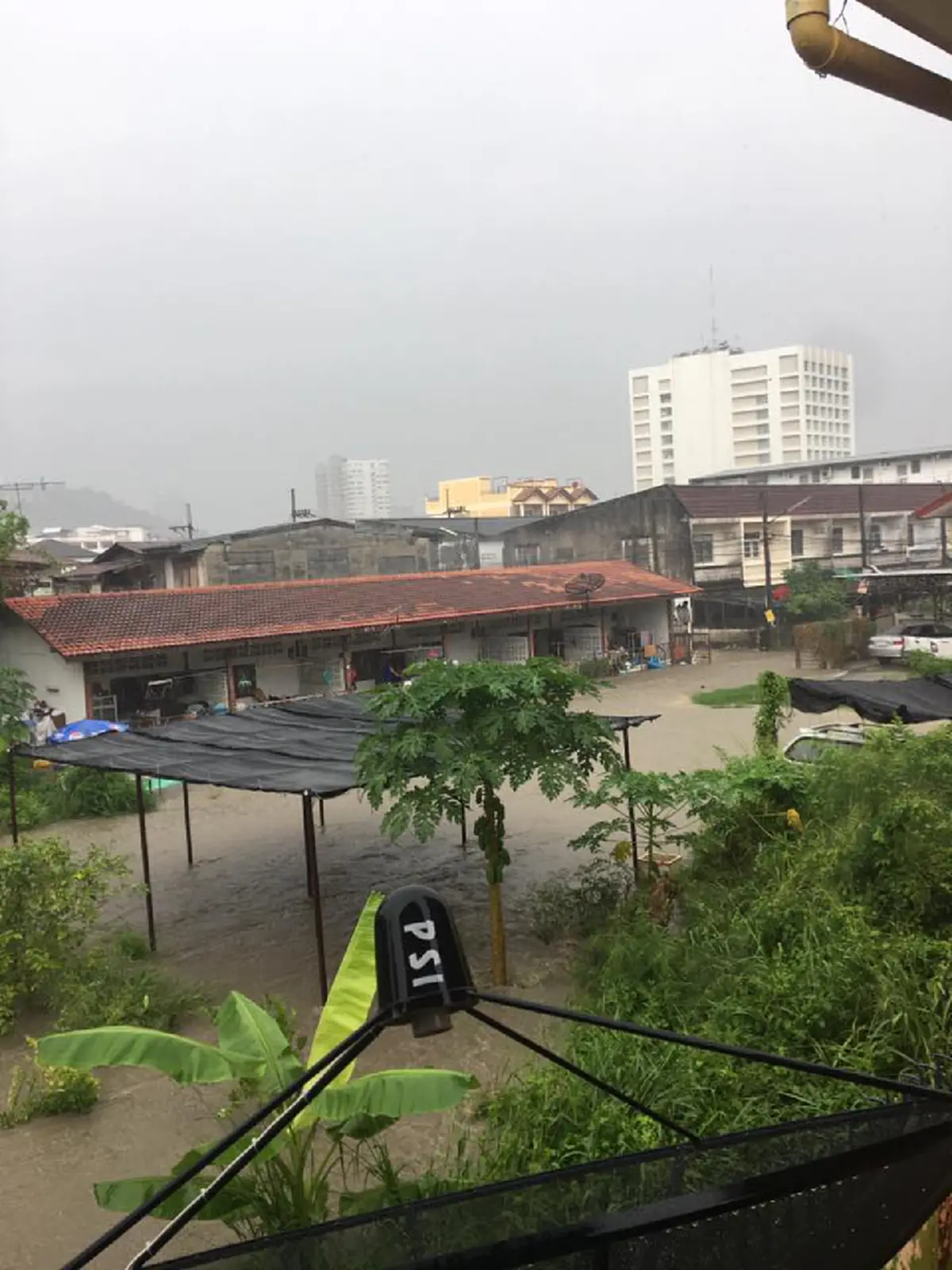 ศรีราชา อ่วม น้ำป่าไหลหลากหนักมาก ขอให้ปชช.คอยระมัดระวัง(คลิป)