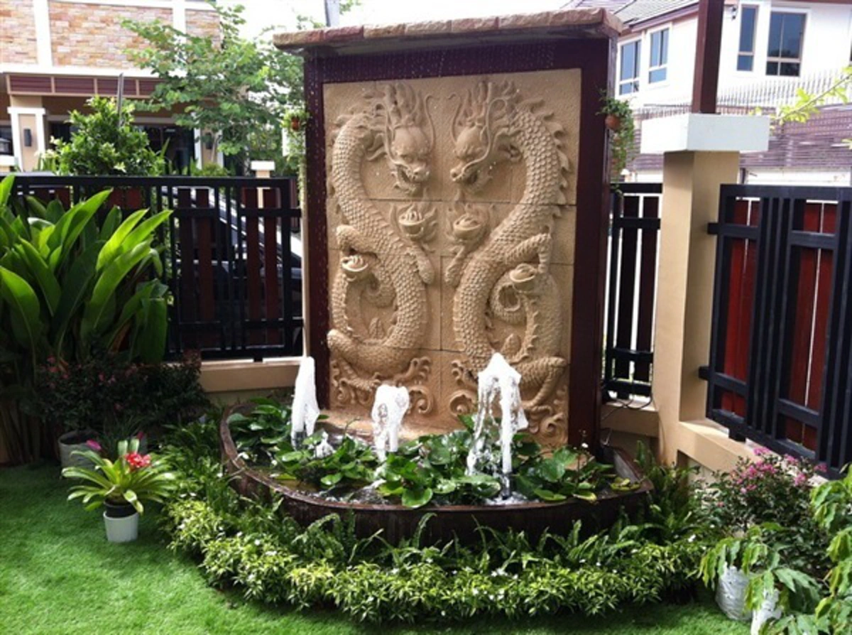 ***เปิดตำแหน่งการวางน้ำพุ - บ่อน้ำ ทิศไหน ให้เหมาะสมและเป็นสิริมงคล !? (รายละเอียด)