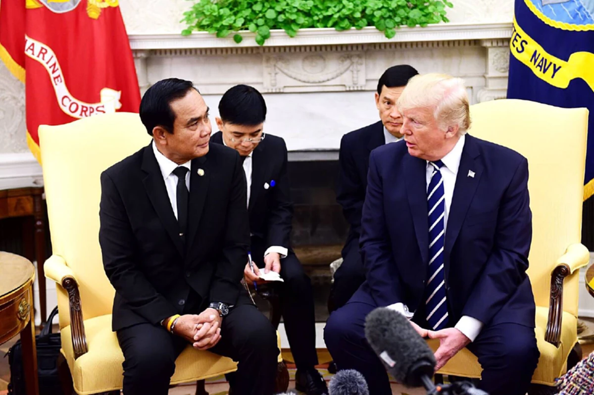 ประยุทธ์โวผู้นำอาเซี่ยนคนที่ 3  “บินพบทรัมป์เยือนทำเนียบขาว”   ตีปี๊บหนีบธุรกิจยักษ์ใหญ่ 30 รายของไทยขยายโอกาสต่อยอดธุรกิจกับสหรัฐฯ