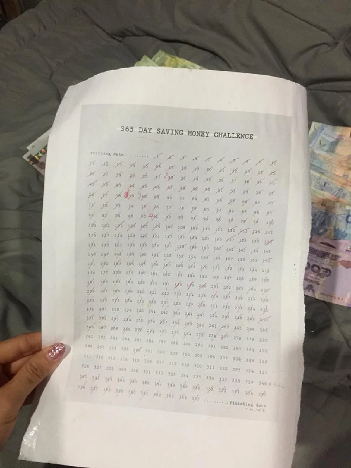 "สาว"แชร์ประสบการณ์ เก็บเงินตามลำดับวัน ครบ 365 วัน ได้ผลเกินคาด "ชาวเน็ต"ลั่น..เก็บแบบนี้รวยแน่ !!