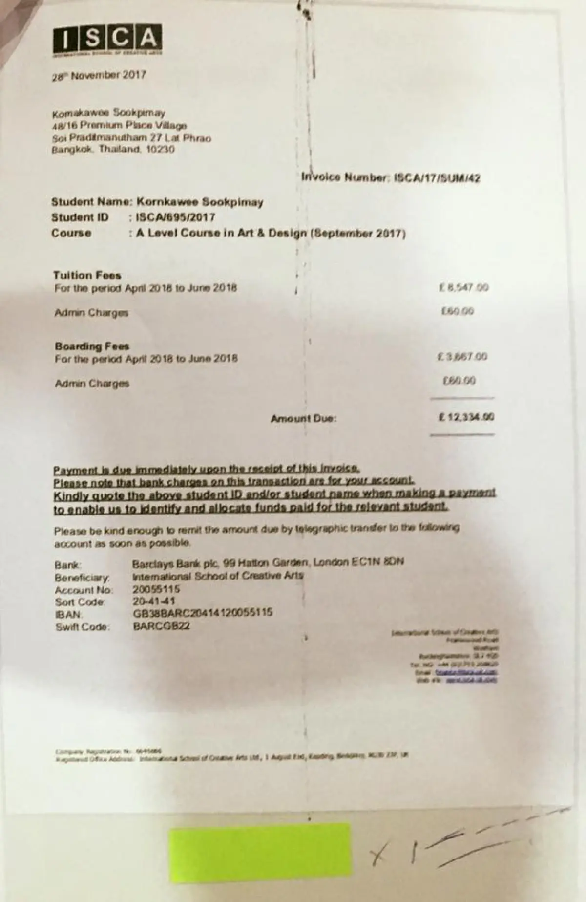 *มันน่าอิจฉาตรงไหน!?! "เสก โลโซ" เปิดภาพ "ค่าเทอม" ลูกสาว "น้องกวาง" ชาวเน็ตเห็นถึงกับตะลึงทั้งโซเซียล เฮียจ่ายไปได้ไง !!! (คลิป)