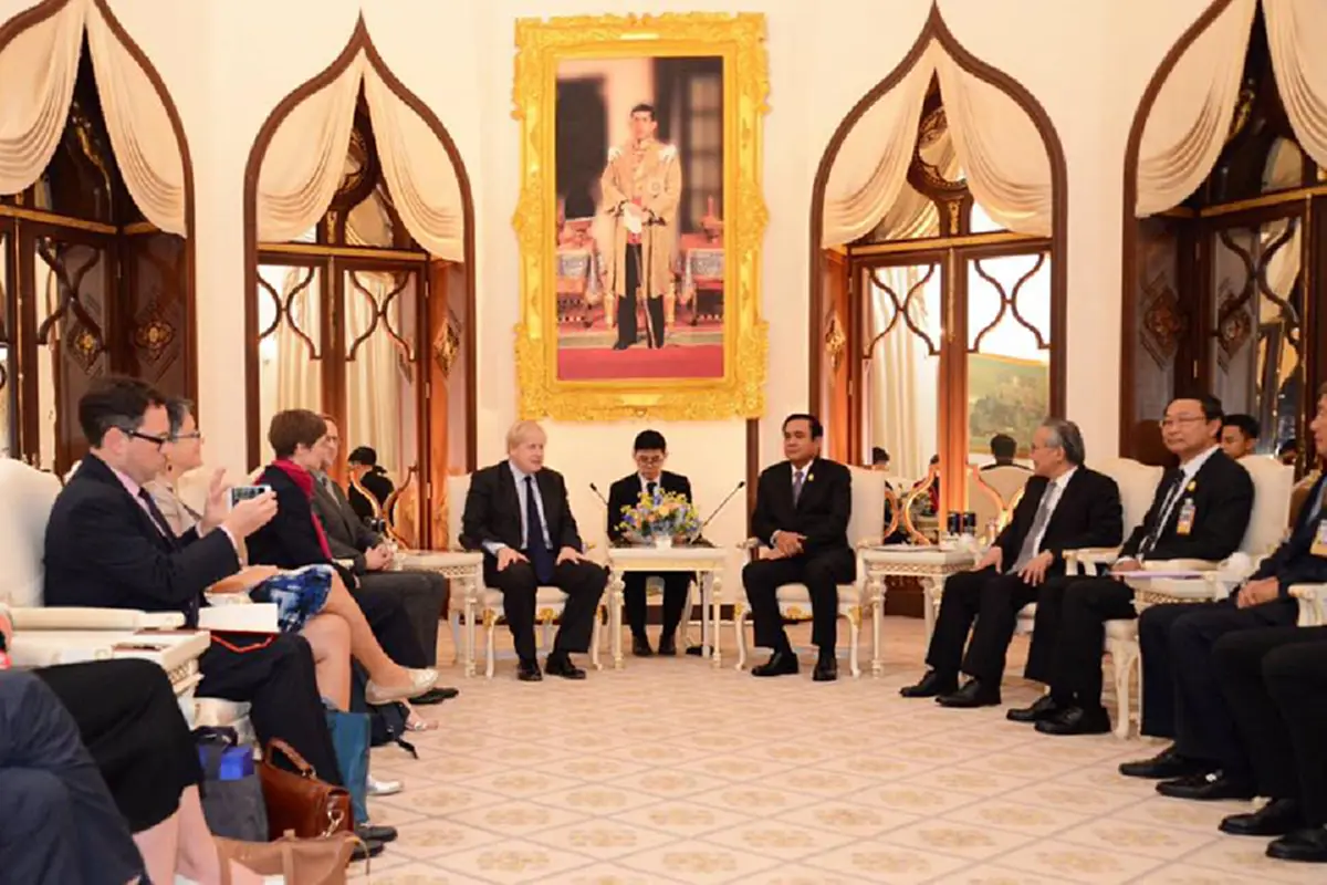 "บิ๊กตู่" ต้อนรับ "รมว.ต่างประเทศอังกฤษ" Boris Johnson เยือนไทยครั้งแรก เน้นคุยการค้า เศรษฐกิจ การศึกษา สัมพันธ์ดี กว่า400ปี!!