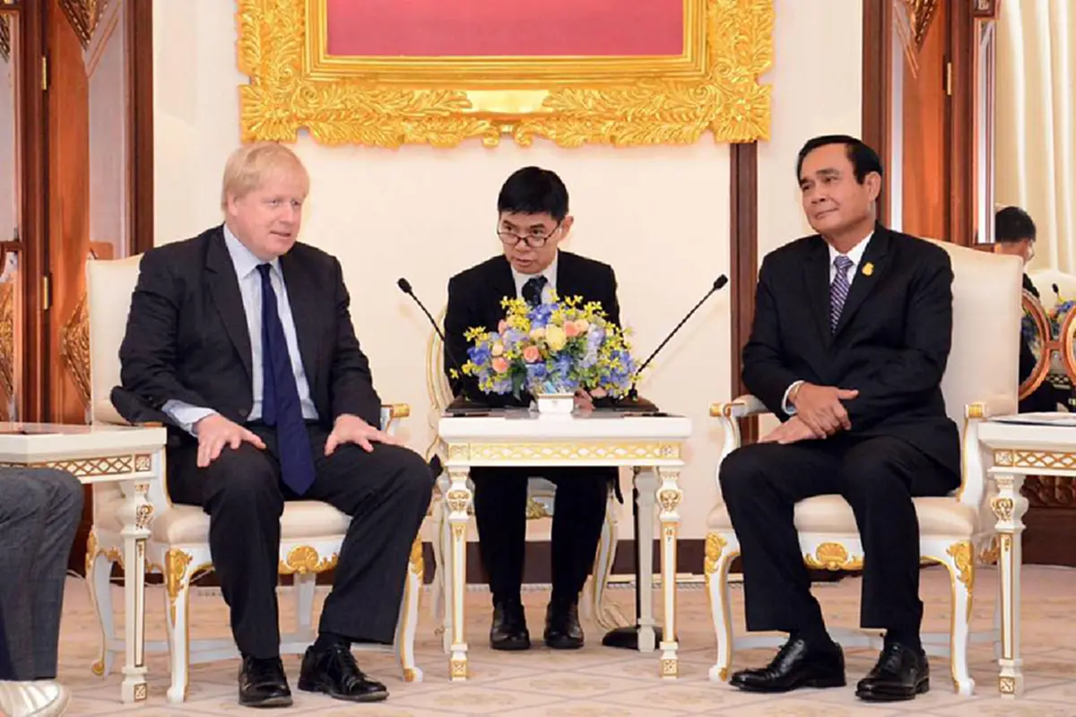 "บิ๊กตู่" ต้อนรับ "รมว.ต่างประเทศอังกฤษ" Boris Johnson เยือนไทยครั้งแรก เน้นคุยการค้า เศรษฐกิจ การศึกษา สัมพันธ์ดี กว่า400ปี!!
