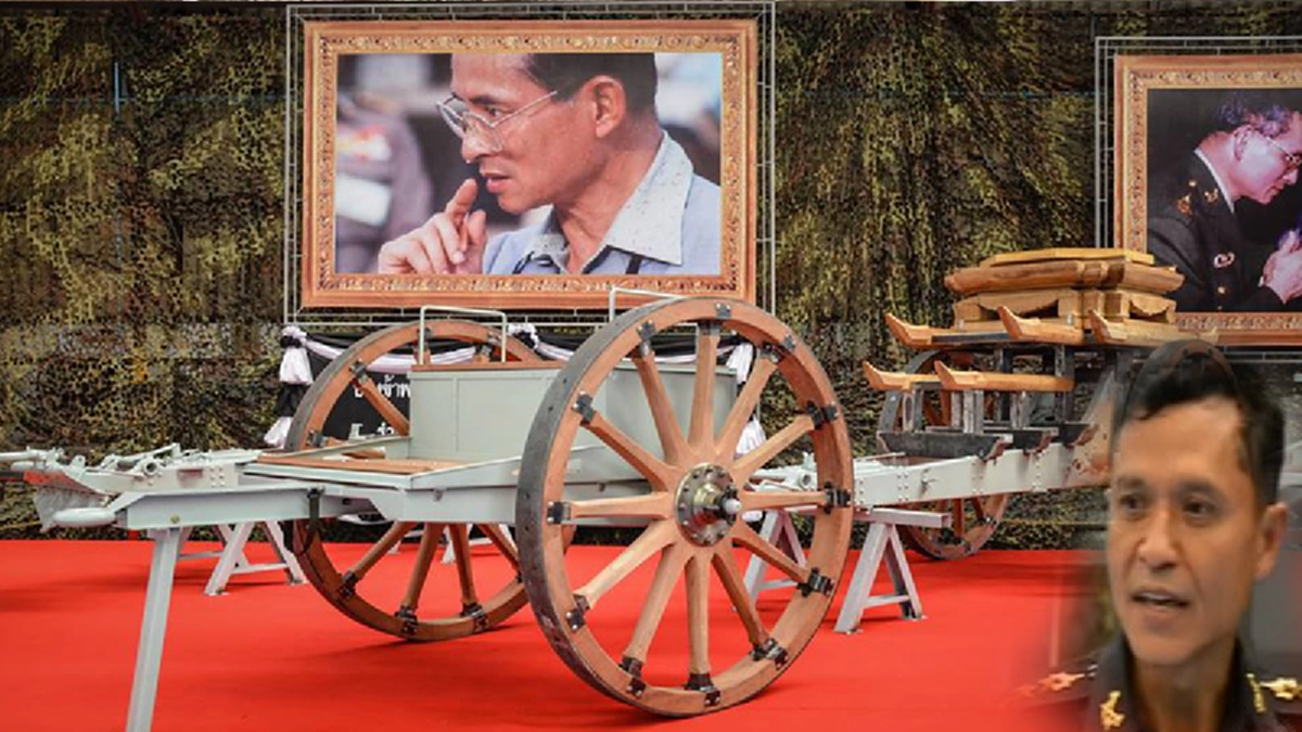 “ราชรถปืนใหญ่” ในงานพระราชพิธีถวายพระเพลิงพระบรมศพในหลวง ร.๙ มีความคืบหน้าแล้วเสร็จกว่า ๙๕ % เตรียมส่งมอบ กรมศิลปากร ในวันที่ ๑ พฤษภาคมนี้