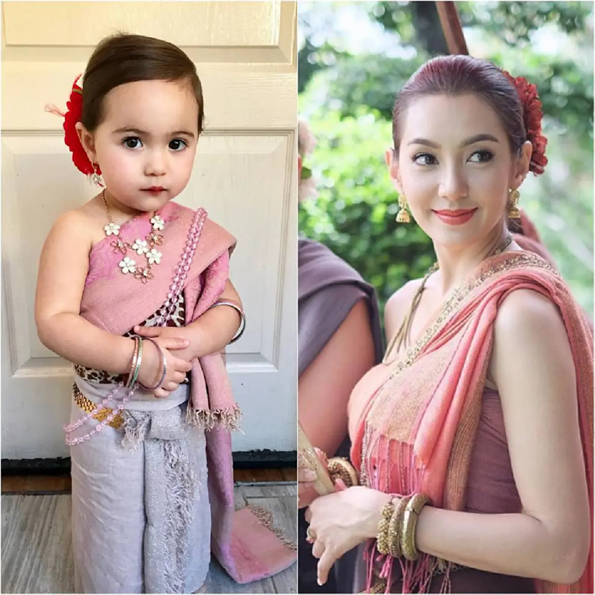 เอ็นดูเบอร์แรง!!! แชร์สนั่น "น้องหรรษา" สาวน้อยลูกครึ่งสวมชุดไทยตาม "แม่หญิงการะเกด" บรรดาออเจ้าหลงรักทั้งประเทศ (มีคลิป)