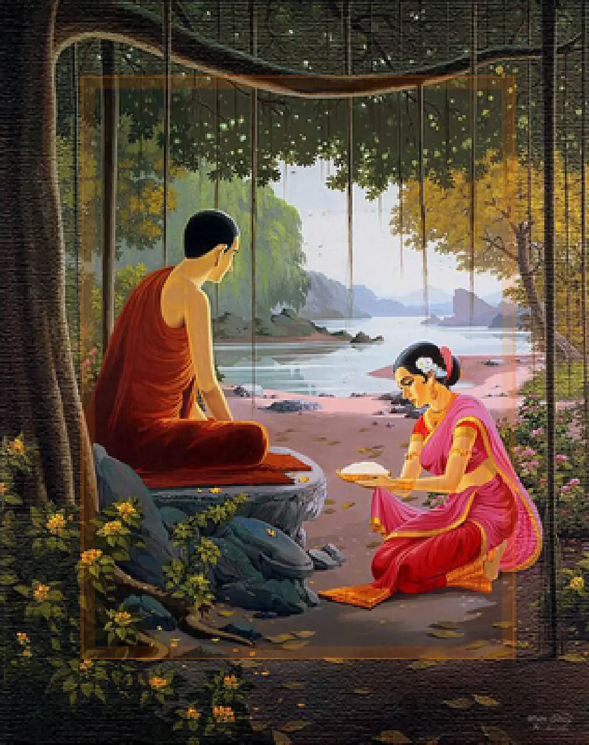 น่าเลื่อมใสศรัทธา!! เผย "ตำนานข้าวมธุปายาส" ของนางสุชาดาที่ถวายแก่พระพุทธเจ้าในเช้าวันตรัสรู้ สู่ "ประเพณีกวนข้าวทิพย์" ในวันวิสาขบูชา !!!