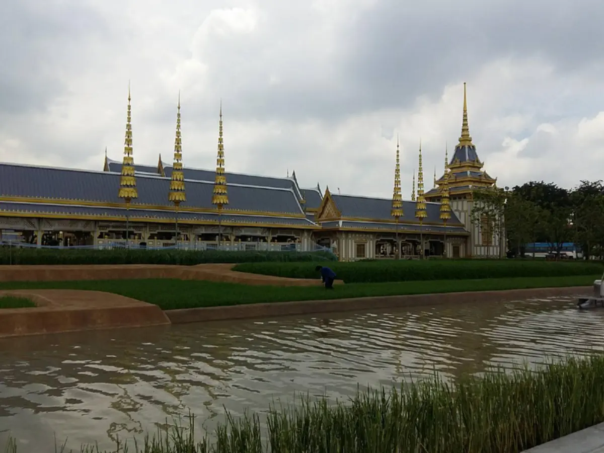 ทีนิวส์ลงพื้นที่แปลงนาเลข ๙ กลางท้องสนามหลวง ถือเป็นภูมิสถาปัตยกรรมประกอบพระเมรุมาศ ที่สะท้อนพระอัจฉริยภาพด้านการเกษตรในหลวงรัชกาลที่ ๙