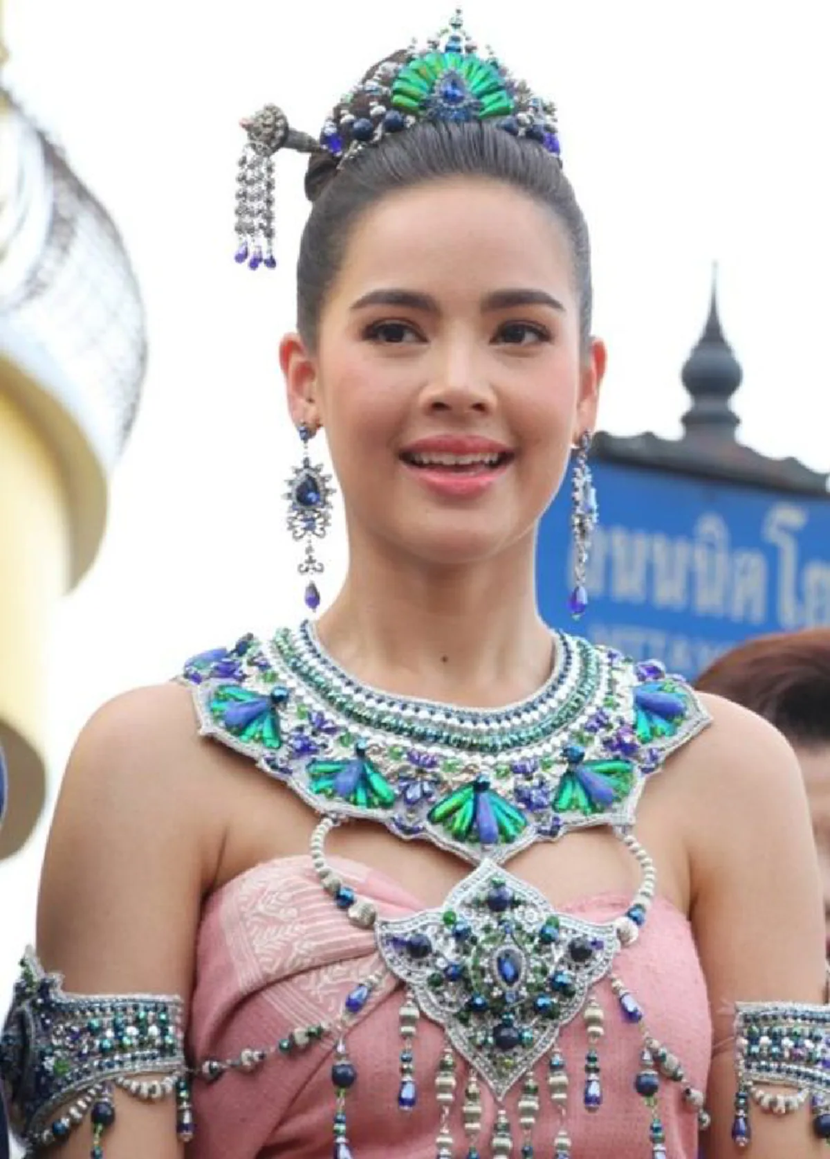 เปิดค่าตัวญาญ่า  อุสรัสยา  งานบวงสรวงพญาศรีสัตตนาคราช