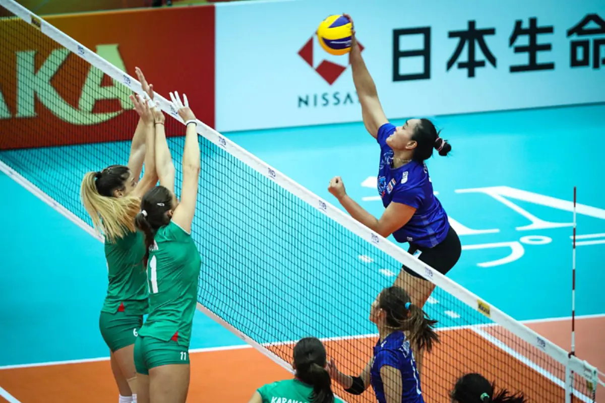 เก่งที่สุด ลุ้นทุกเเต้ม \"ตบสาวไทย\" สู้จนหยดสุดท้าย ใจเกินร้อย พ่าย \"บัลเเกเรีย\" สุดมันส์ 2-3เซต \"ชิงเเชมป์โลก\"