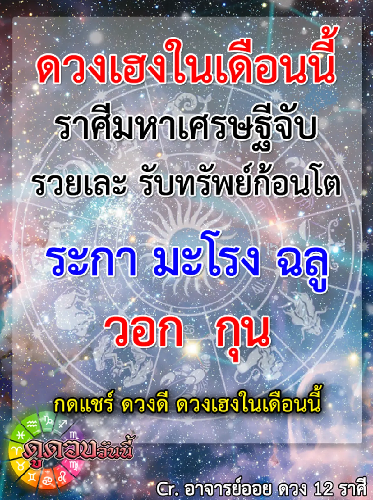 5 นักษัตร ดวงเฮงก่อนสิ้นปี! ราศีมหาเศรษฐีจับ รวยเละ! รับทรัพย์ก้อนโต