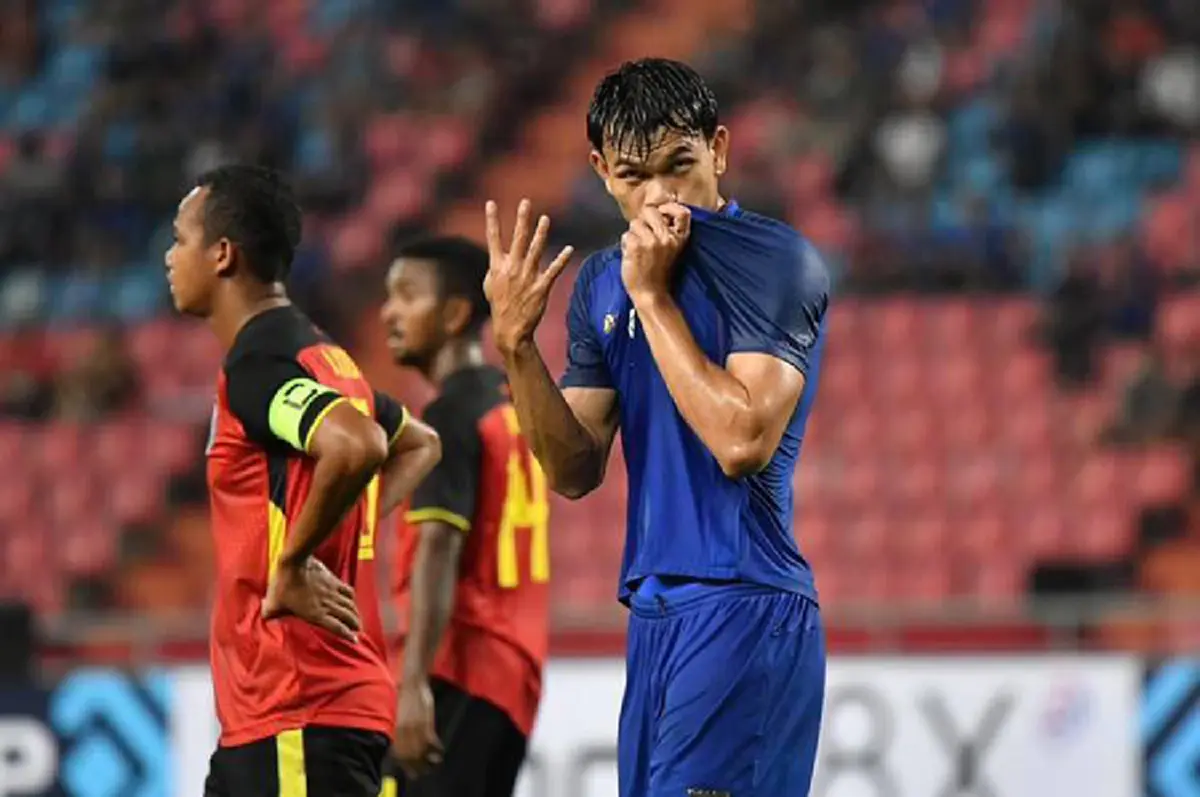 ดับเบิ้ลเเฮตทริก ประวัติศาสตร์ใหม่บอลไทย "อดิศักดิ์" ระเบิดฟอร์มกระหน่ำ6ลูก อัด "ติมอร์ฯ" จารึกสถิติเเข้งไทยยิงมากสุดใน1เกม รอบ35ปี !!(คลิป)