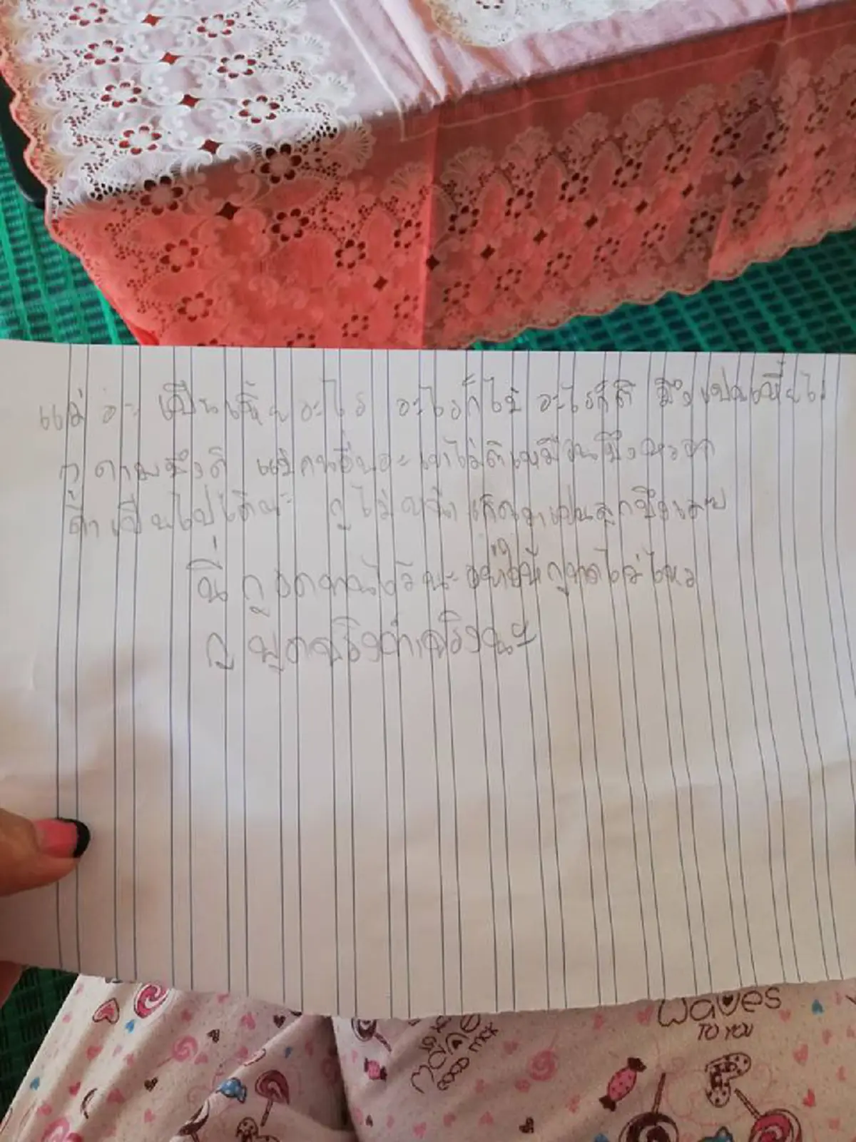 "ลูกสาว"วัย11ขวบ เขียนด่า"เเม่เเท้ๆ"ด้วยข้อความหยาบคาย เเค่เรื่องเล่นมือถือ