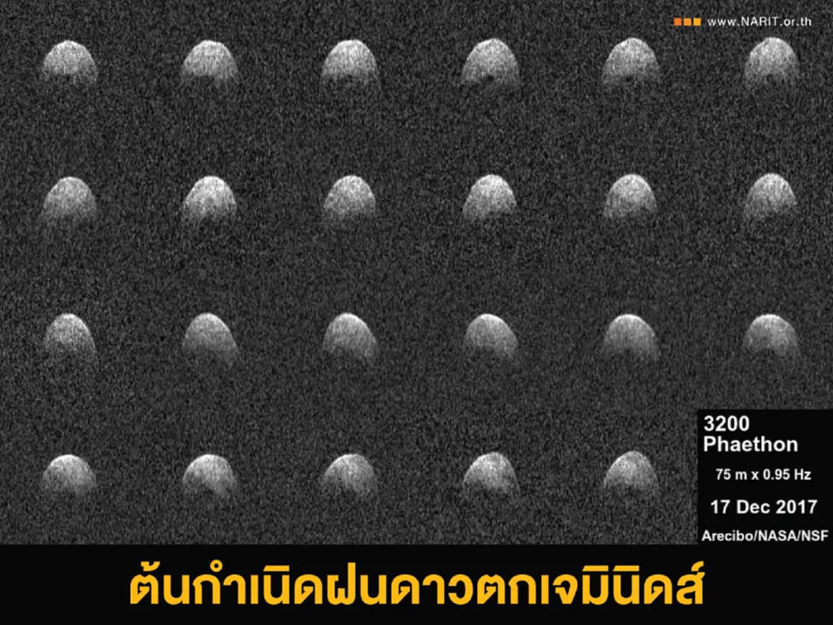 สดร. ชวนนับดาว \"ฝนดาวตกเจมินิดส์\" ด้วยตาเปล่า คืนวันที่ 14 ธ.ค. โต้รุ่งถึงเช้าวันที่ 15 ธ.ค. 2561