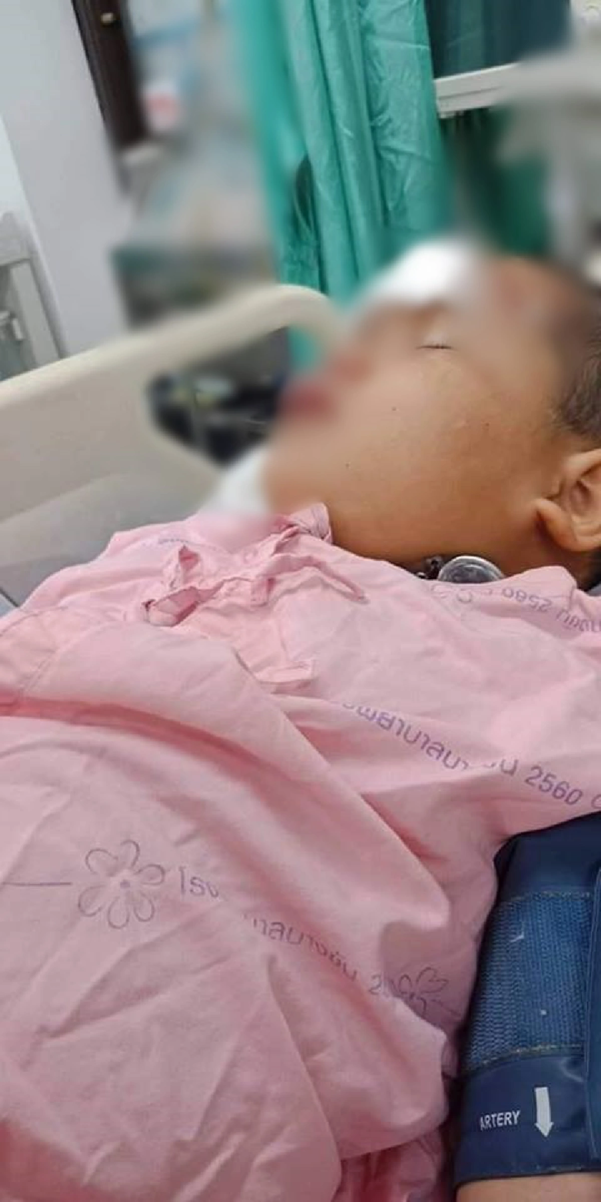 แม่จูงลูกข้ามถนน เสี้ยววินาทีไม่ระวัง เด็กหลุดจากมือ วิ่งตัดหน้ารถแก๊ส 18 ล้อ เจ็บหนัก (คลิป)