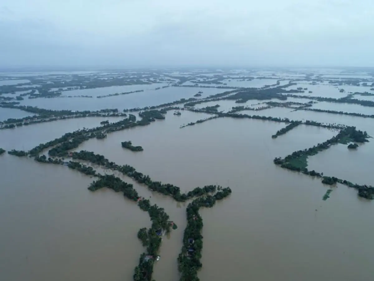 น้ำท่วมสนามบินในอินเดีย เสียหายแสนล้าน อพยพ 8 แสนคน