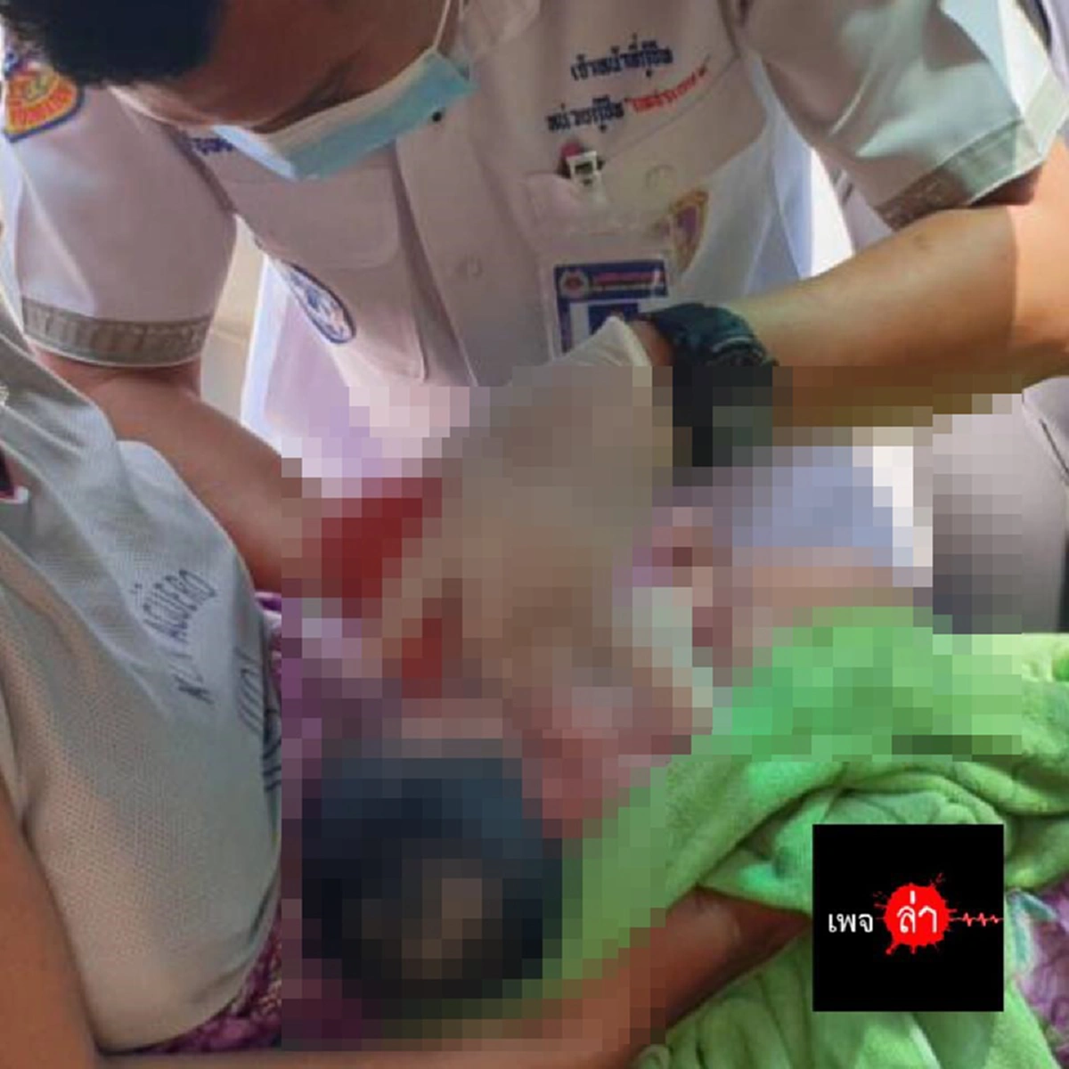 สาวคลอดลูกบนรถ ปลอดภัยทั้งแม่ - ลูก