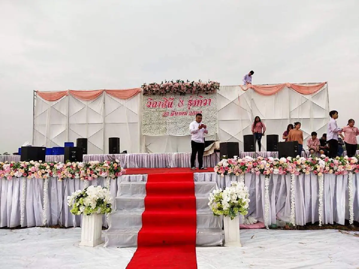 แห่ชื่นชมสปิริต \"ออแกไนซ์\" หลังเจอพายุถล่มงานแต่ง ให้สัญญาไม่ทิ้งแน่นอน