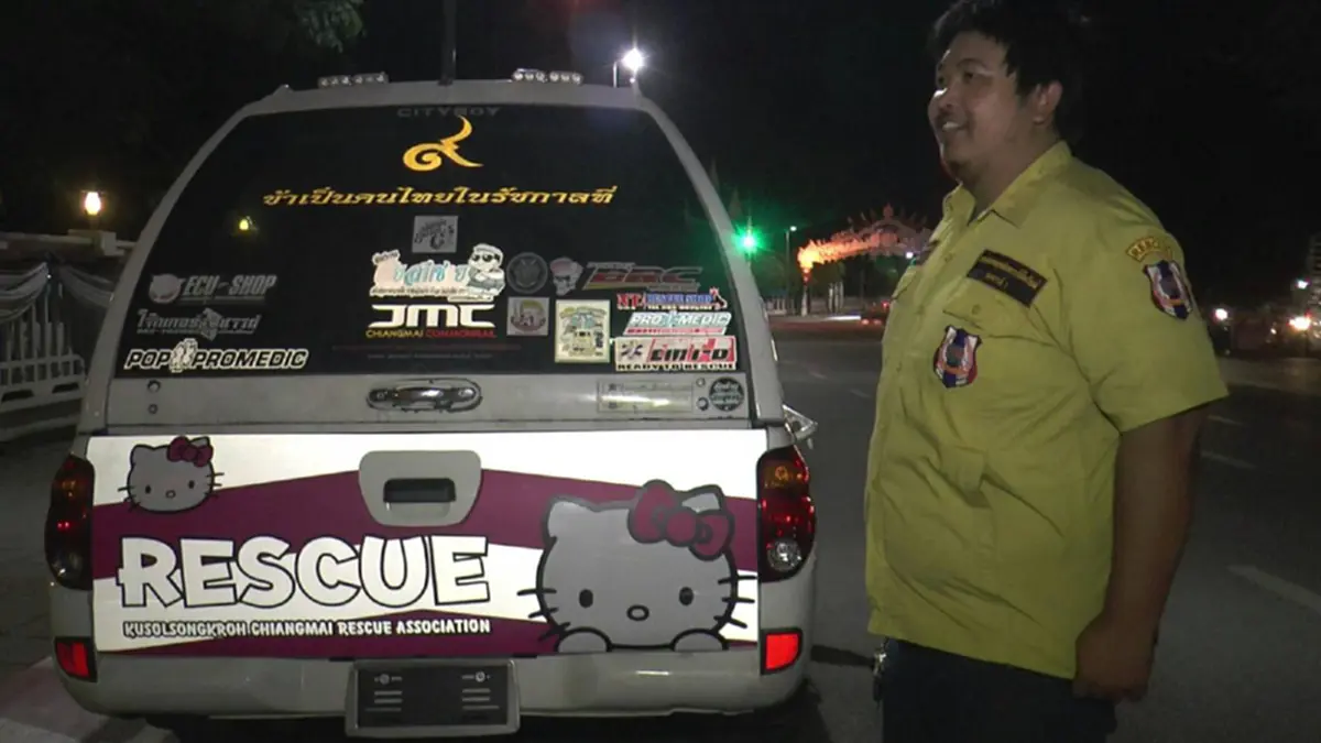 แหวกแนว..ไม่ใช่ปัญหา!!  เปิดใจทีมกู้ภัย "ลายคิตตี้"  ถึงไหนถึงกันช่วยเหลือทุกรูปแบบด้วยน้ำใจจิตอาสา  แค่ฟังที่มาก็สร้างรอยยิ้มแล้ว !?!
