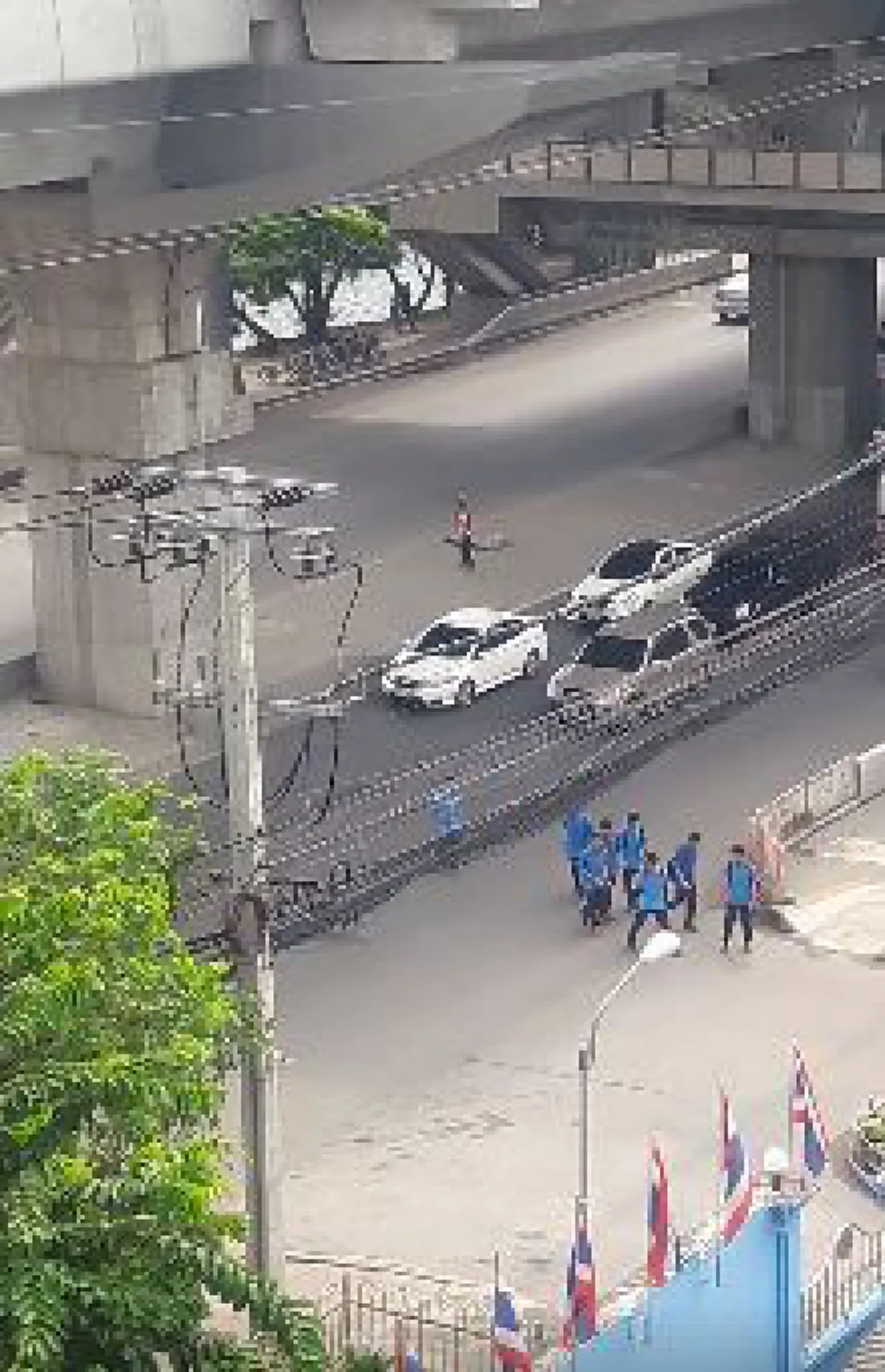 เด็กไทยสุดยอด !!! สังคมต้องยกย่องกลุ่มนักเรียนรวมตัววิ่งขวางหน้ารถช่วยสุนัข...เสียงกรี๊ดดังระงมปรบมือเกรียวกราว! (มีคลิป)