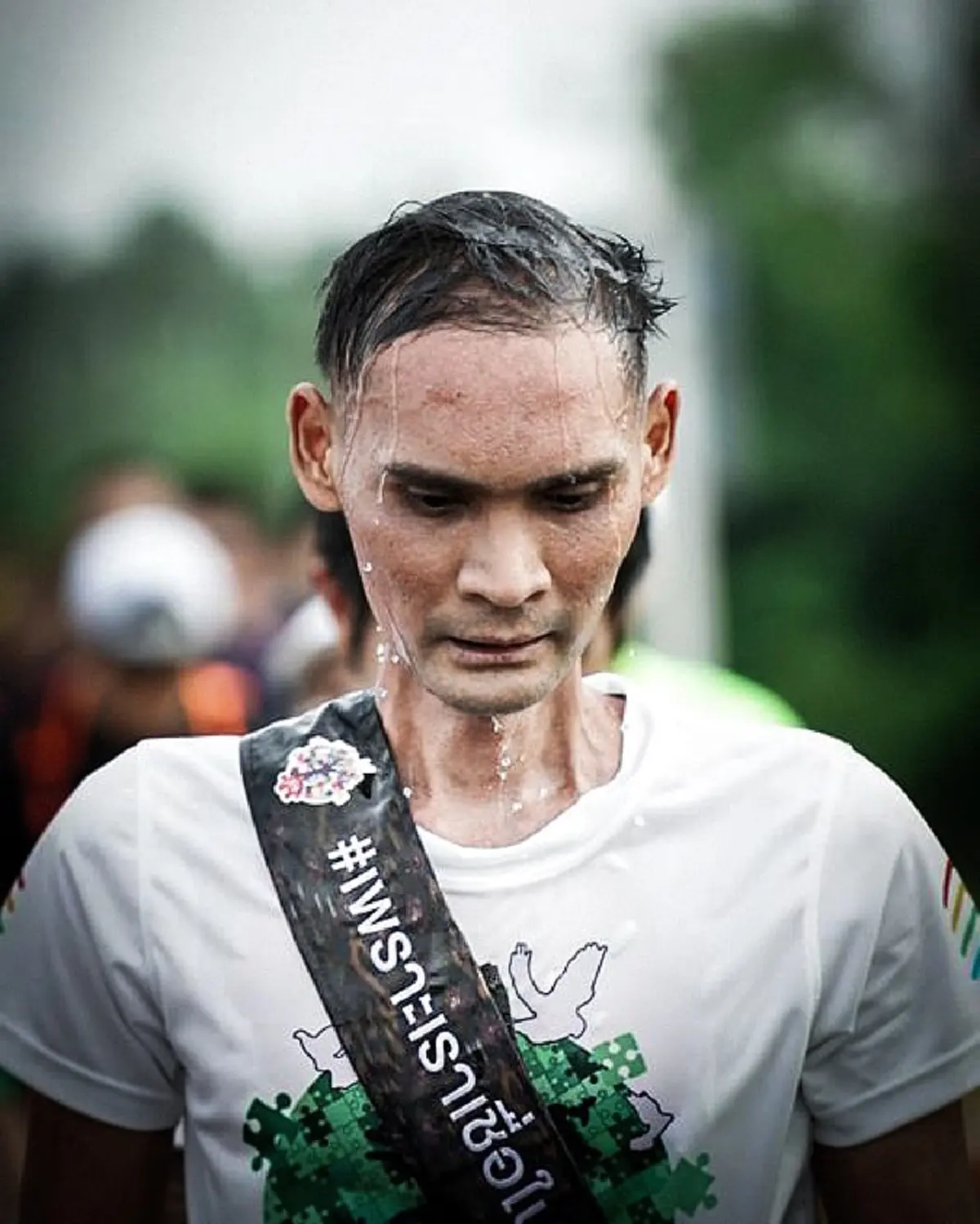แซม นักวิ่งสู้โรคโพสต์ผลรักษามะเร็งล่าสุด