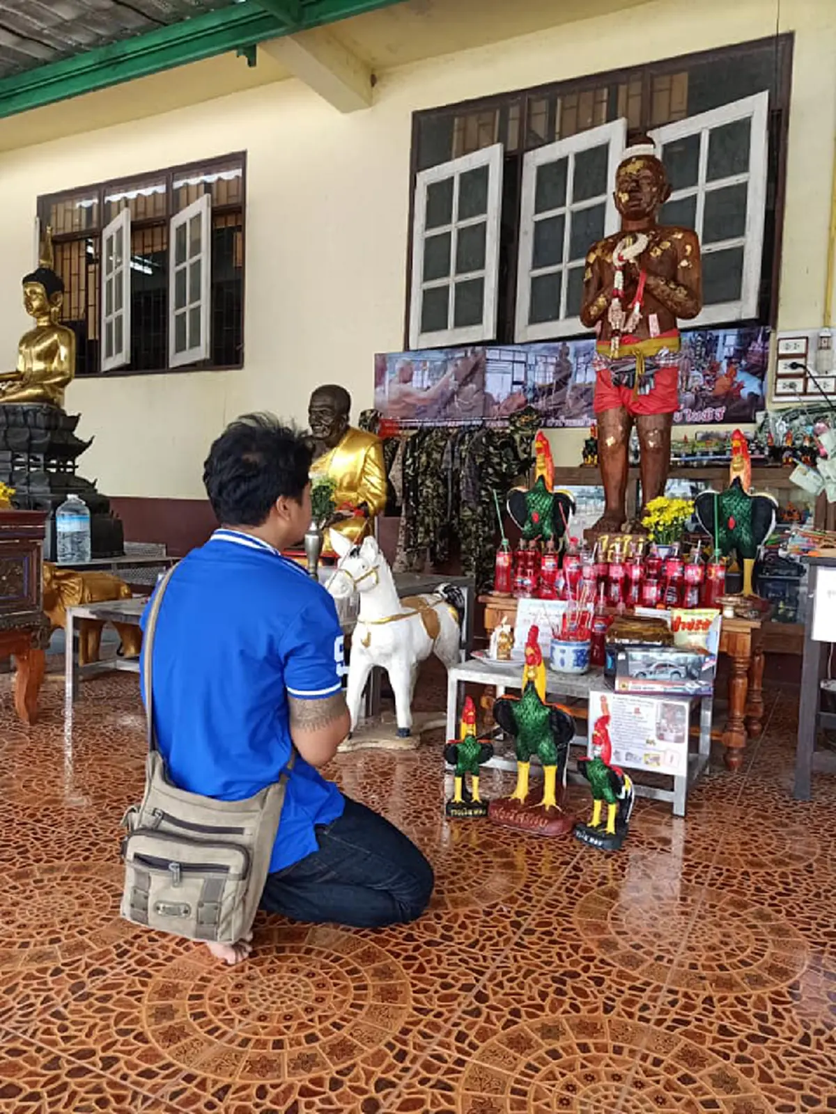 หนุ่มโพสต์เลขทำบุญ  สร้างพระใหญ่ ก่อนหน้ารับโชค  2 งวดติด