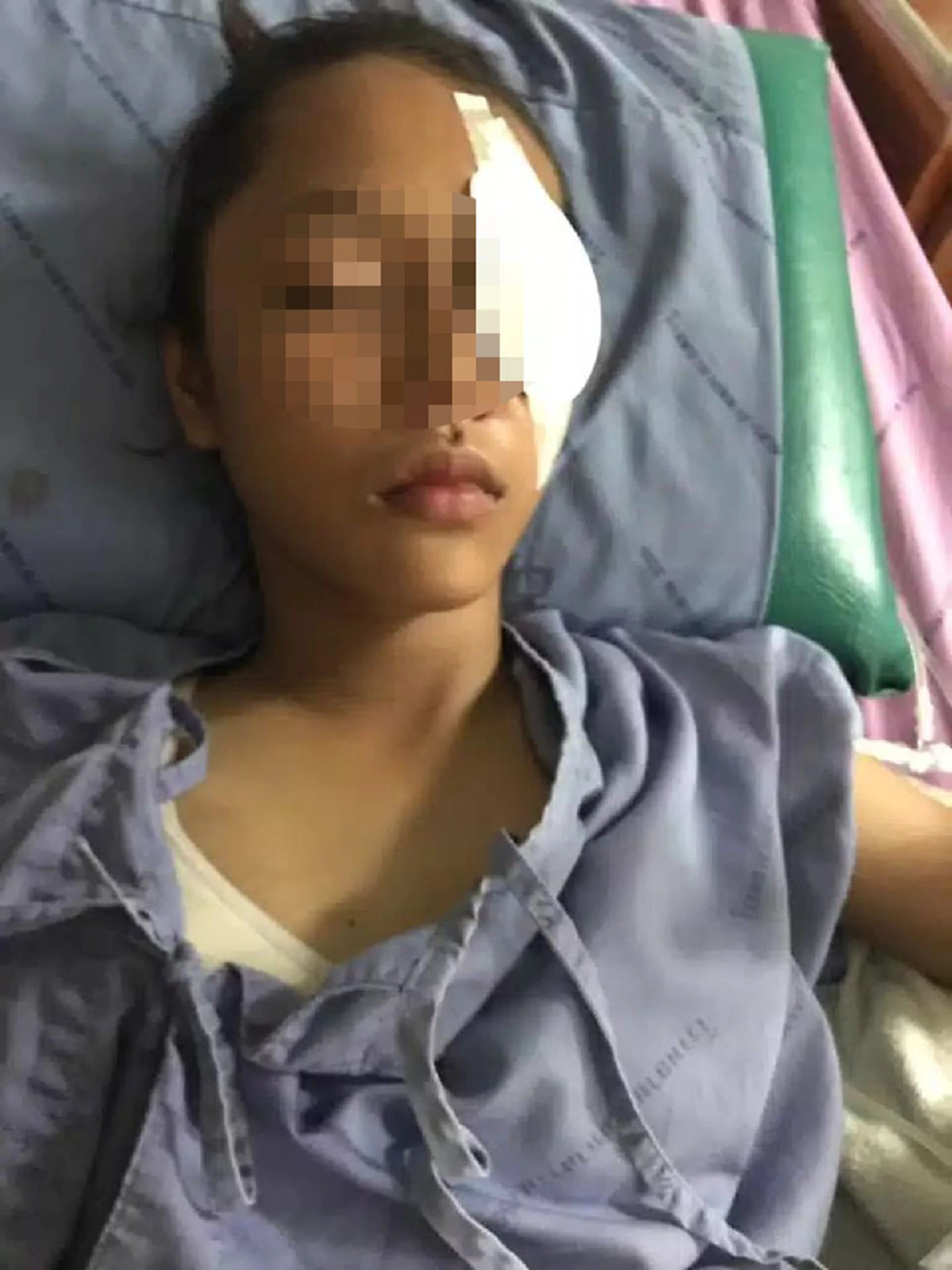 อาการล่าสุดนร.หญิง แนวโน้มตาบอดถาวร