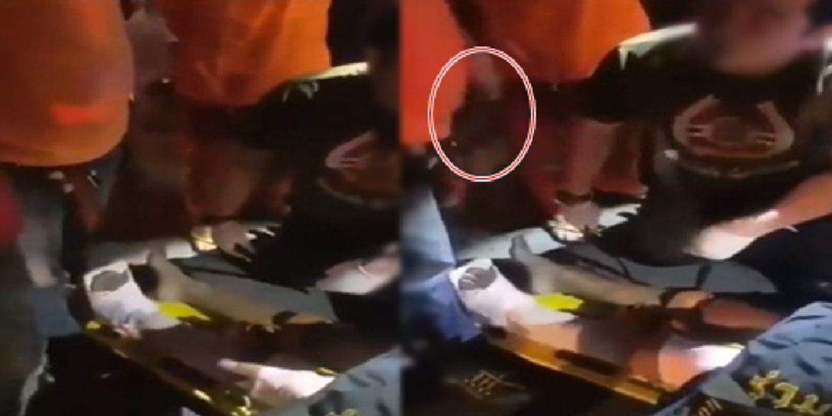 ดูคลิปนี้คุณเห็นอะไร?!? เปิดเหตุการณ์จะๆก่อนไปรพ. ชายเสื้อส้ม ชักอะไรออกมาดำๆ!?! ปากคำอาสาใครยิง…ภาพกรวยบินที่ไม่น่าเกิดกับสถานที่ (มีคลิป)