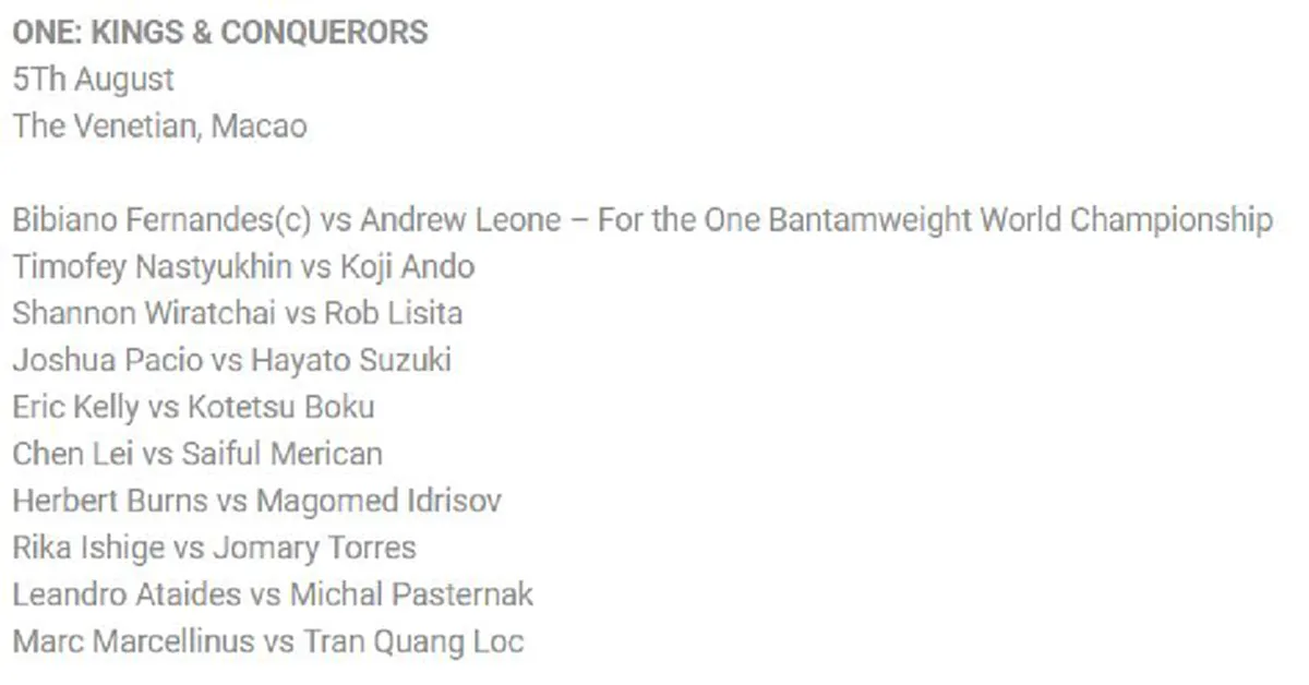 เป็นกำลังใจให้ "Tinydoll" !! "ริกะ อิชิเกะ"นักสู้สาวไทยสวยพิฆาต...เตรียมลุยศึก"ONE Championship" 5ส.ค.นี้ (รายละเอียดการเเข่งขัน,ถ่ายทอดสด)