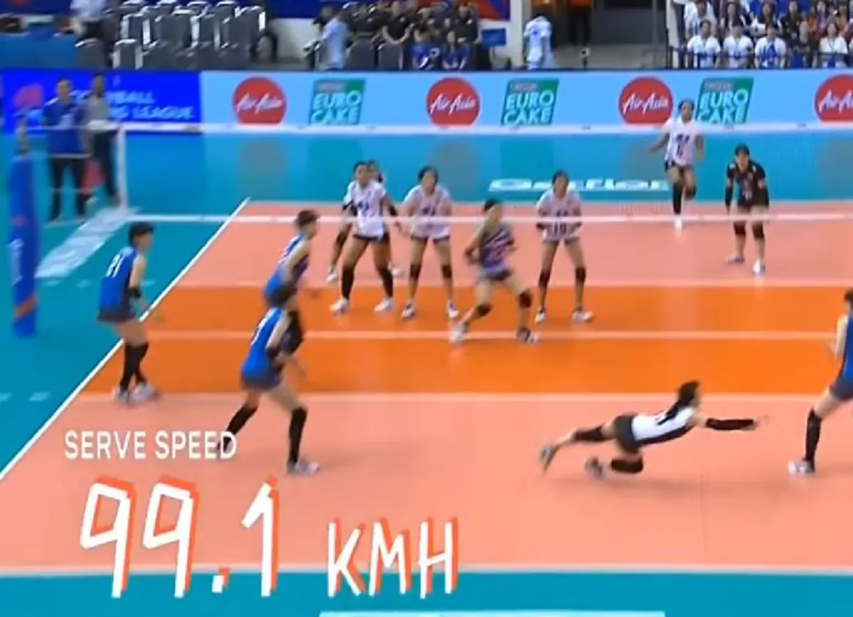 หลบหน่อย.."เเม่อร"มา!! "อรอุมา" จัดหนัก"กระโดดเสิร์ฟ"สุดโหด..ทรงพลังเกือบ100กม./ชม.พุ่งเป็นจรวด!! ทำ"ตบสาวยุ่น" ยืนอึ้งทั้งทีม!! (มีคลิป)