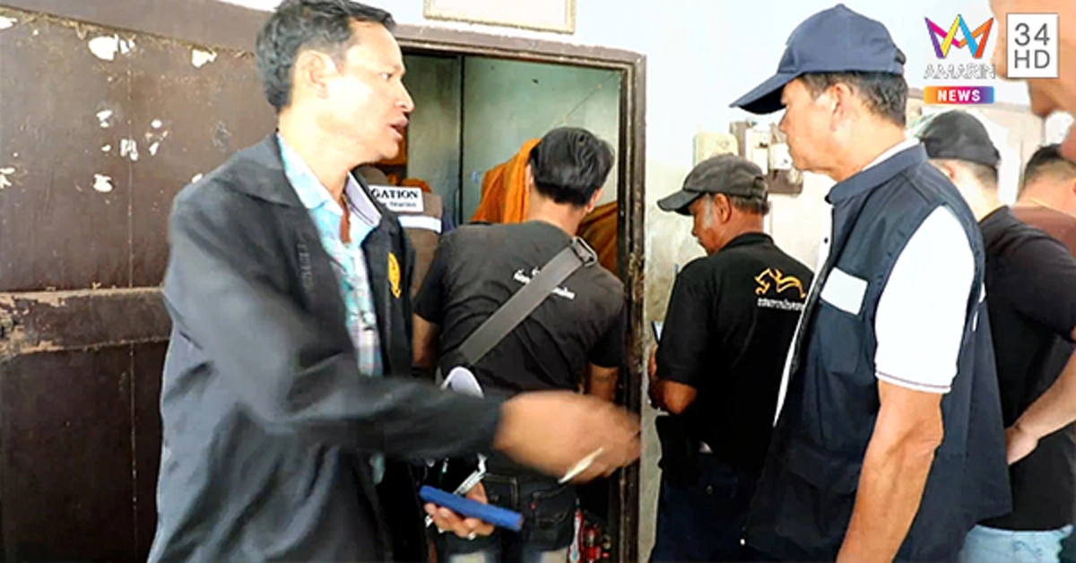 รวบตัว"หลวงพี่"จ.ชลบุรี ตรวจปัสสาวะพบสารเสพติด อ้างเดินบิณฑบาตเจอยาบ้า เลยเก็บกลับกุฏิ