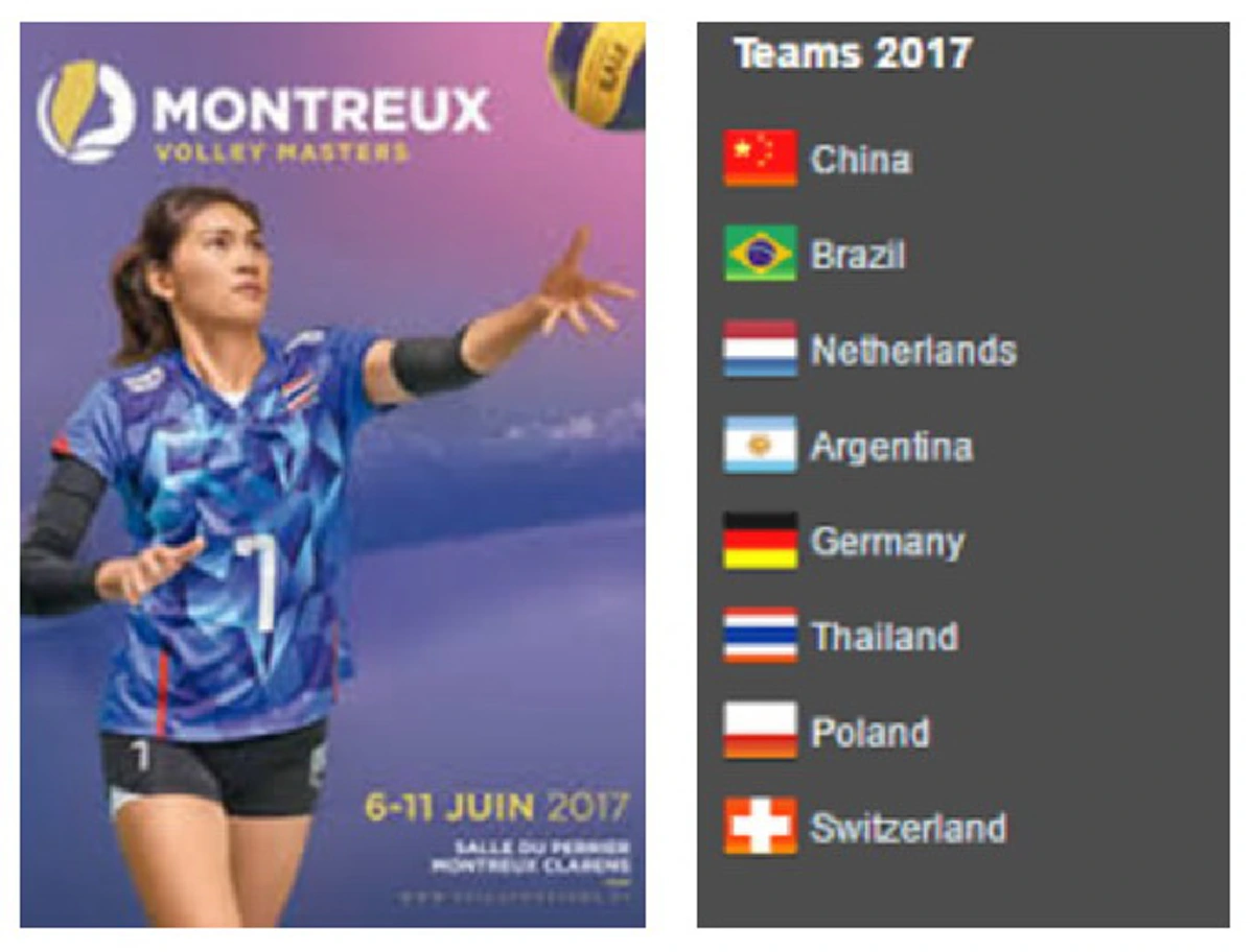 มือตบสาวไทยชุดใหญ่มาแล้วววววว….. ตารางแข่งขันทีมวอลเลย์บอลหญิงไทย รายการ มองเทรอซ์ วอลเลย์มาสเตอร์ 2017