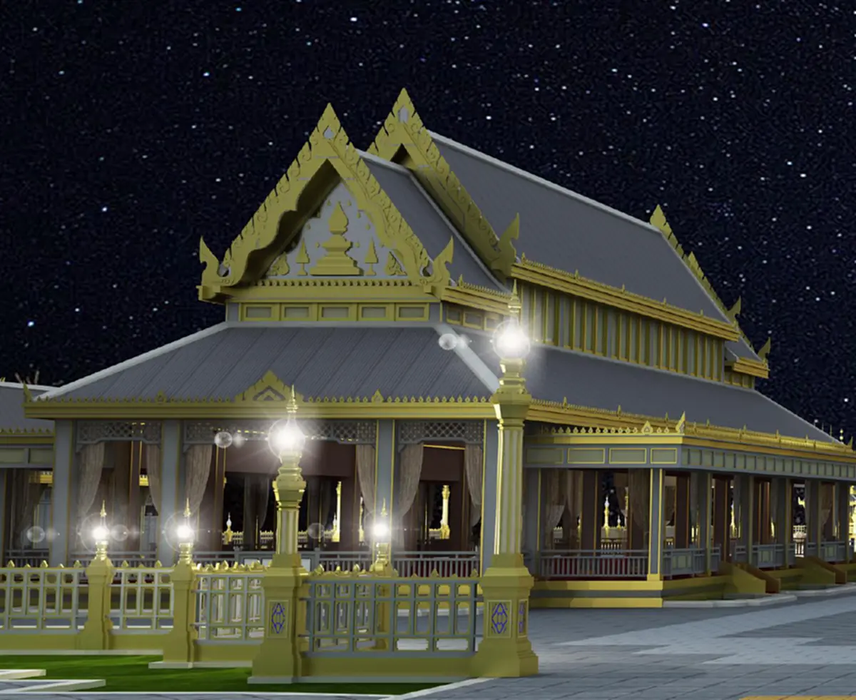 สุดอาลัยพ่อหลวง ร.๙ !! กรมศิลปากร จัดสร้างเครื่องยอดพระเมรุมาศงานพระราชพิธีถวายพระเพลิงพระบรมศพฯ นำตราประจำพระราชวังสวนดุสิตเป็นต้นแบบ