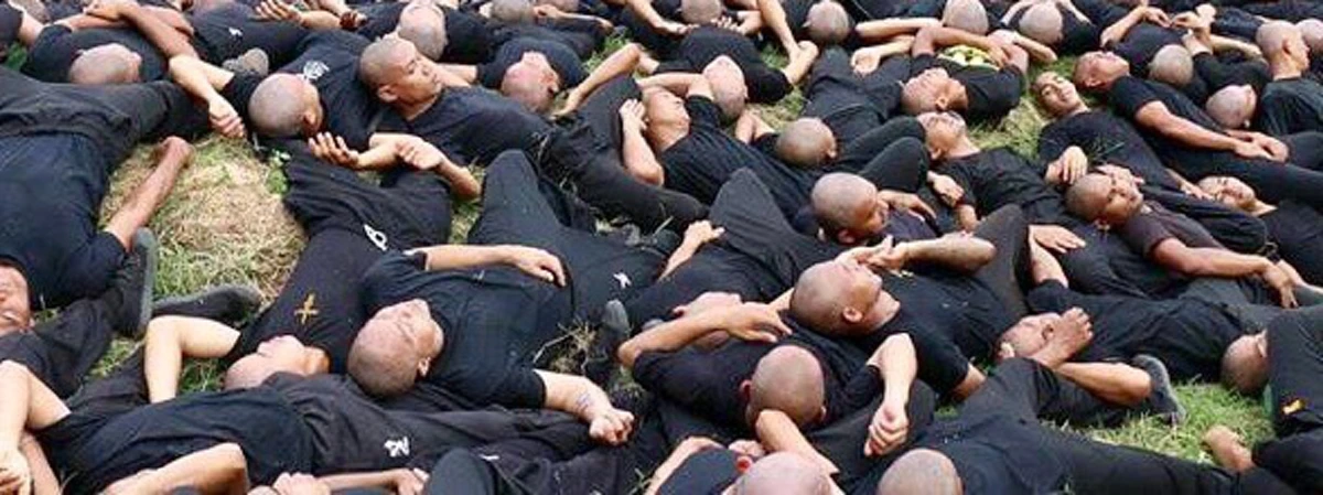 มนุษย์โคลน หัวโล้น !!...ไม่ใช่Seal ไม่ใช่ Recon ...แค่ทดสอบกำลังใจ ทหารพรานนาวิกโยธิน ใหม่ รับน้องวันแรก