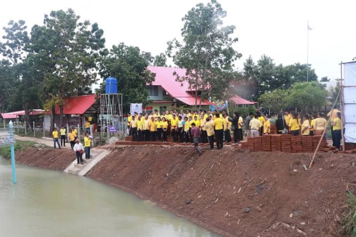 นายสุทธิพงษ์ จุลเจริญ อธิบดีกรมส่งเสริมการปกครองท้องถิ่น เปิดฐานการเรียนรู้ธนาคารน้ำใต้ดิน (Groundwater Bank)
